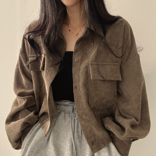 【HOT 本舖】 S-XL 秋季翻領短款外套 外套 外套 女生衣著 韓國風衣 韓版風衣 女生風衣