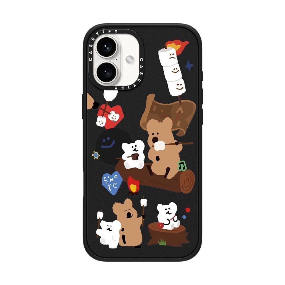 CASETiFY 保護殼 iPhone 16/16 Plus 棉花糖短尾矮袋鼠 S'more !