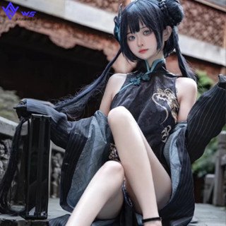 ⭐W&S 碧藍檔案 妃咲cosplay服裝 旗袍西裝風衣 cos漫展 蔚藍檔案cos 遊戲動漫國風服裝女西裝蘿莉風