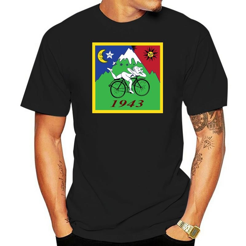 Albert Hofmann LSD 旅行 T 恤上衣自行車 1943 年日酸迷幻 S - XXL