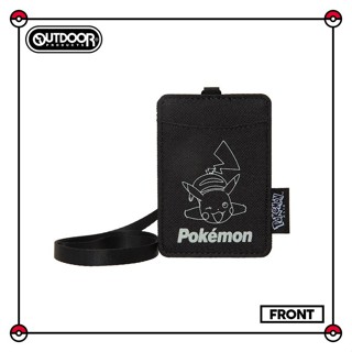 OUTDOOR 寶可夢Pokemon夜光皮卡丘票卡證件套/ 黑色/ ODGO21A08BK eslite誠品