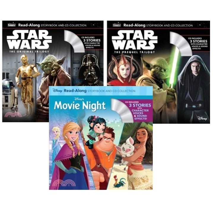 Star Wars and Disney's Movie Night (有聲書)/Disney【禮筑外文書店】