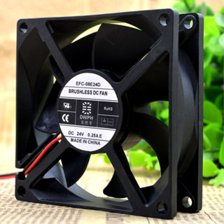 原裝東維豐 EFC-08E24D-E001 24V 0.25A 8025 8釐米變頻器風扇