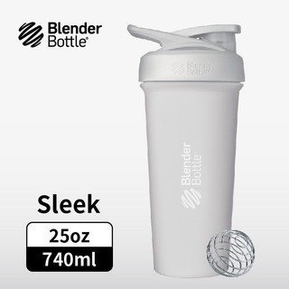 Blender Bottle Sleek按壓式不鏽鋼水壺/ 質感灰/ 25oz/ 740ml eslite誠品