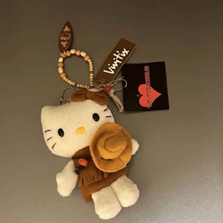 銀白Hellokitty創意公仔掛件玩偶凱蒂貓毛絨飾品包包掛飾玩具禮物