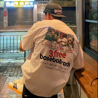 男童漫畫印花美式複古短袖t恤圓領時尚潮上衣ins夏季青年懶人