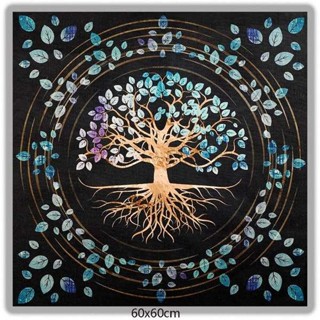 塔羅牌卡 塔羅牌 塔羅牌桌布塔羅牌桌布生命之樹tarot cloth墊子 tree otarot clot