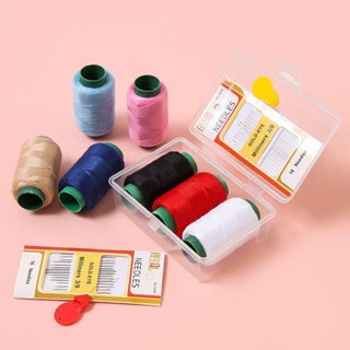 現貨『縫衣服工具』 便攜迷你針綫盒 家用高質量宿捨針綫包實用套裝縫衣綫縫補彩色工具