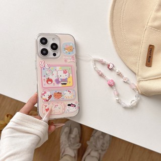 Hello Kitty 手機殼防摔適用於 iPhone 16 Promax 15 Promax 11 12 13 Min
