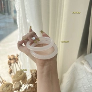 臺灣-熱銷 【1148人好評】新中式國風富貴手鐲水墨清冷感玻璃仿玉手鐲叮噹鐲閨蜜飾品鐲子