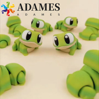 ADAMES模擬壁虎蛙模型,關節可動綠色青蛙寵物3D列印玩具,收藏工藝裝飾雕像青蛙動物飾品電腦裝飾