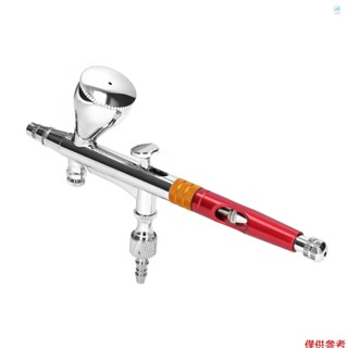 Crtw 多用途專業 T218 0.3mm 噴槍最大 30PSI 氣泵套裝,用於模型製作 DIY 藝術繪畫