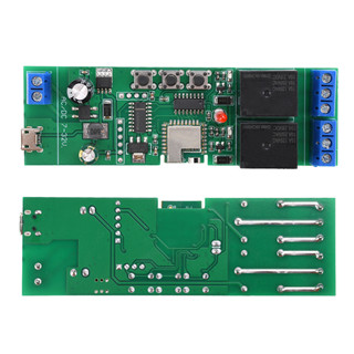 EWeLink APP USB5V/DC7-32V 2CH WIFI遙控繼電器開關模組