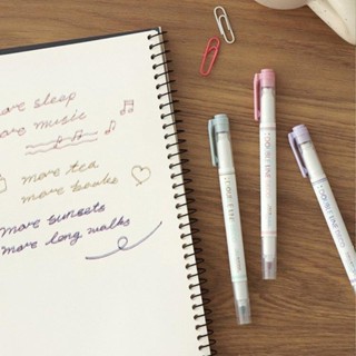 ICONIC 雙線筆(三枝一組) Double line deco pen(3in1set)01 Spring【金石堂】