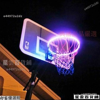 【台灣優選】LED籃球框燈條 戶外防雨籃筐燈太陽能進球感應發光夜燈籃球框燈帶 GMHB