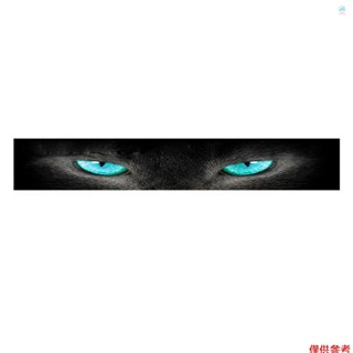 汽車前擋風玻璃貼紙,後座遮陽貼紙裝飾3d立體貓眼車貼汽車裝飾貼