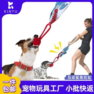 狗狗發聲玩具 磨牙棉繩 拉扯繩結 狗玩具啃咬寵物用品