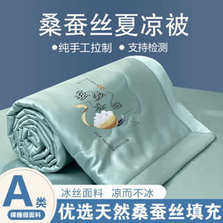 【哆哆購】A類蠶絲被 涼被雙人 涼被 天絲涼被 韓國涼被 天絲兩用被 床包 天絲 夏涼被 天絲兩用被 雙人空調被 可機洗