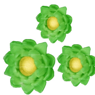 矽膠模具 - 盛開的泰國蓮花 - 4 釐米蓮花 - 填充果凍 - 製作蠟燭 - 製作巧克力