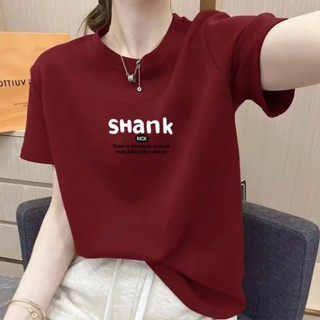 《現貨下單》環保印花t恤新款短袖女2025年夏季爆款寬鬆休閒顯瘦時尚韓系體恤上衣 t恤短袖短袖女短袖上衣t恤女生