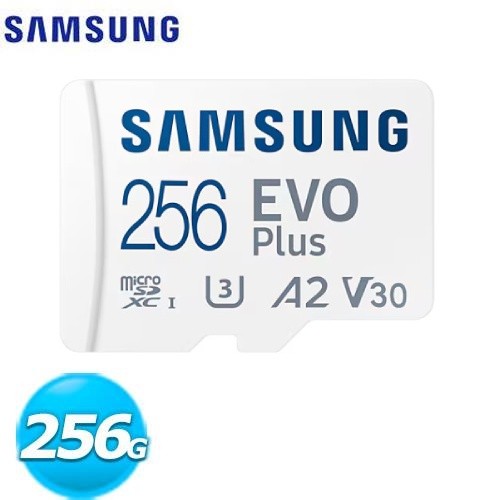 Samsung三星 EVO Plus microSD 256GB 記憶卡
