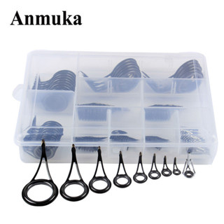潮酷釣具釣竿DIY導環 Anmuka 不銹鋼路亞竿導環套裝單角OS導環 魚竿導環 魚竿改裝導環 釣竿導環 釣竿漁具用品