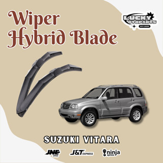 SUZUKI 汽車雨刮器混合刀片模型鈴木 Vitara 無框一對左右混合橡膠