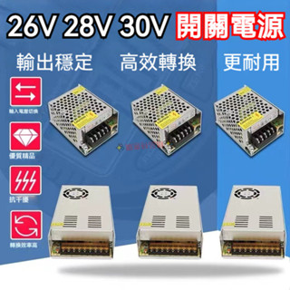 【廠家直銷】AC110v-220v轉5V 12V 24V 26V 30V 電源供應器 直流變壓器 直流開關 2a 5a