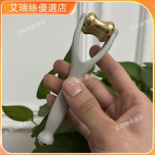 臺灣免運👍天然純黃銅多功能手指按摩器手部關節按摩棒滾輪點穴疏通經絡夾 按摩 養生 美容院 養生館 禮物【艾瑞絲】