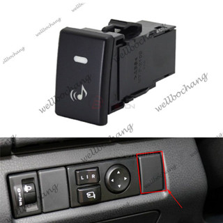 五十鈴 MU-X / D-MAX 的 1 件裝汽車電源開關按鈕 LED DRL 霧燈停車雷達聚光燈音樂差速鎖風扇開關