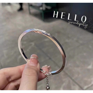 💎金福源珠寶批發💎莫比烏斯手鐲女生s925銀輕奢小眾高階設計感精緻 珠寶 銀飾 玉石 沙金 手鐲 吊墜 手鏈 戒指