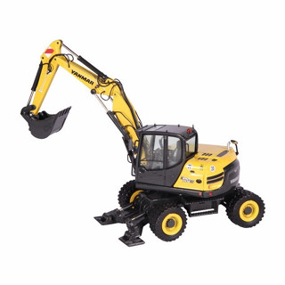 【高檔】速發NZG 1:50 YANMAR B110W 中型輪式 挖掘機鉤機合金工程車模型 974