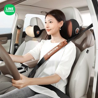 Line Friends 汽車安全帶護肩 可愛 防磨 防勒 車用用品 汽車內飾