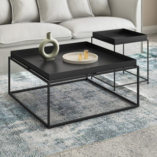 輕奢金屬茶几客廳高階感意式極簡咖啡桌家用鐵藝邊幾coffee table