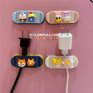 ❤低價好物❤ 自粘式電源插頭耳機廚房無痕資料綫收納桌麵理綫器插座綫卡固綫夾