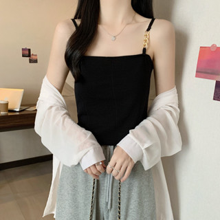 M-4XL 冰絲吊帶背心 洋氣減齡打底上衣 大尺碼女裝背心 無袖背心 大碼背心 夏天女裝 打底背心 修身顯瘦背心 小可愛