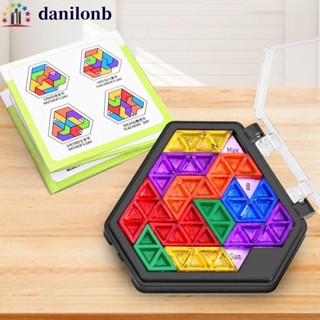DANILO智慧通關七巧板玩具,棋盤遊戲互動的日曆挑戰智力遊戲,邏輯遊戲蒙特梭利多種形狀日曆益智遊戲