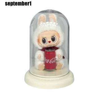 SEPTEMBERLabubu娃娃收納盒,透明的DIY手作LABUBU展示盒,丙烯酸纖維