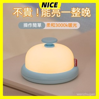 創意叮噹小夜燈 床頭燈 氛圍燈 拍拍燈 趣味夜燈 生日禮物 臥室暖光定時氛圍伴睡燈 桌燈 小檯燈 擺件