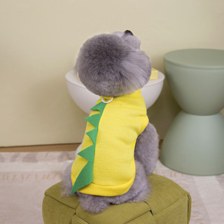 【現貨速發】 寵物衣服狗狗衣服 貓咪泰迪狗衣服 春夏新款寵物服裝25恐龍T恤 roNA