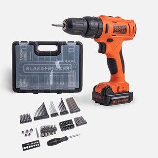 BLACK+DECKER 12V 單鋰電震動電鑽套裝版