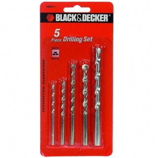 BLACK+DECKER 五件式石材鑽頭組