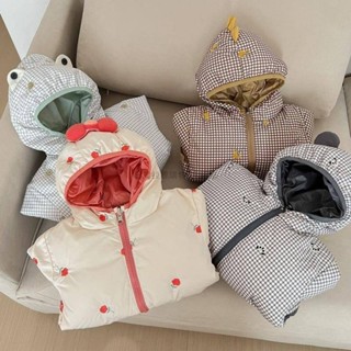 📣 免運🔥 2024新款兒童羽絨服男童女童連帽兩面穿羽絨服寶寶中小童保暖外套 ✨