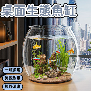 桌面生態魚缸 圓形魚缸 圓柱魚缸 小魚缸 水族箱 漁缸 生態魚缸 迷你水族箱 迷你魚缸 魚缸組 鬥魚缸 金魚缸 孔雀魚缸