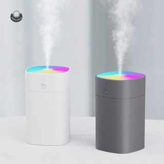 【QQRXS】USB Cool Mist er 小型便攜式家用臥室桌面迷你 USB 空氣加濕器帶彩色小夜燈家用汽車 QQ