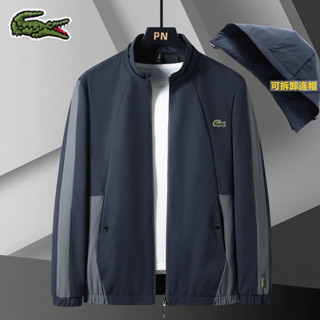 男士夾克時尚潮流連帽外套防水休閒百搭緊身上衣服(9931)M-5XL