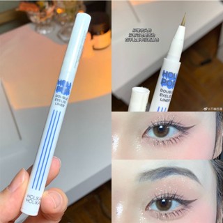 『臺現』 ~ 媽生臥蠶陰影筆！holika臥蠶筆 加深極細眼線液陰影筆雙眼皮加深 藝術波點防水眼線筆 大眼 雙眼皮延長