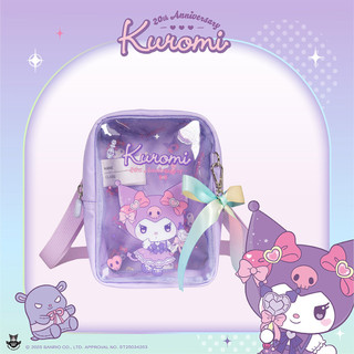 【IMPACT】怡寶 | 酷洛米Kuromi 20週年紀念透明側背包 #紫色 IMQKU011PL