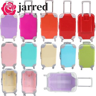 JARRED 娃娃手推車隨身過家家娃娃手提箱娃娃屋裝飾迷你尺寸小塑膠模擬行李箱 43 釐米嬰兒娃娃