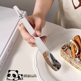 ￡雪糕剷￡現貨 [2.7萬人收藏]方頭甜品勺子平頭家用ins攪拌長柄挖勺蛋糕雪糕高顔值304不銹鋼